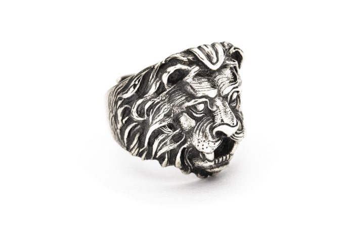 Portonovo Anello Leone - Leone - Argento Vintage