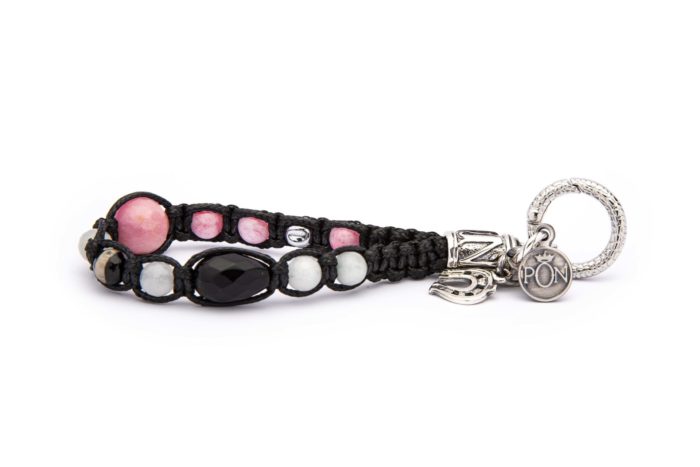 Portonovo Portachiavi - Onice Agata Rosa - Unisex